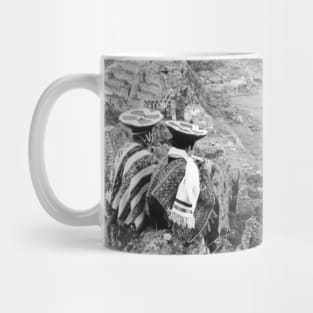 Machu Pichu flute players Mug